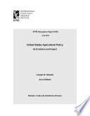 United States agricultural policy