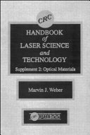 CRC Handbook of Laser Science and Technology Supplement 2