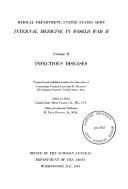 Medical Department, Army: Internal Medicine in World War II, V.2, Infectious Diseases