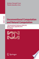 Unconventional Computation and Natural Computation Book