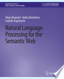 Natural Language Processing for the Semantic Web