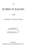 The duchess of Mazarin
