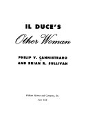 Il Duce s Other Woman Book