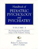 Handbook of Pediatric Psychology and Psychiatry