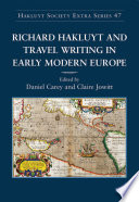Richard Hakluyt and Travel Writing in Early Modern Europe Book