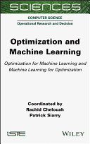 Optimization and Machine Learning