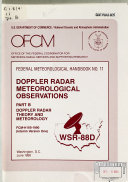 Doppler Radar Meteorological Observations: Doppler radar theory and meteorology