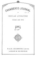 Chambers's Journal of Popular Literature, Science and Arts