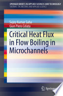 Critical Heat Flux in Flow Boiling in Microchannels Book