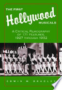 The First Hollywood Musicals
