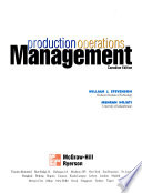 Production/Operations/Management