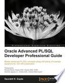 Oracle Advanced PL SQL Developer Professional Guide Book