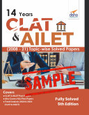 Free Sample  14 Years CLAT   AILET  2008   21  Topic wise Solved Papers 5th Edition