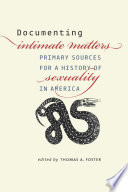 Documenting Intimate Matters Book