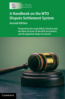 A Handbook on the WTO Dispute Settlement System