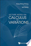 Lecture Notes on Calculus of Variations Book PDF