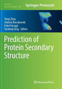 Prediction of Protein Secondary Structure Book