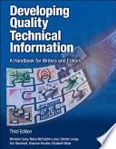 Developing Quality Technical Information Book