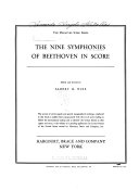 The Nine Symphonies  in Score