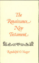 The Renaissance New Testament