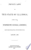 Laws of the State of Illinois Enacted by the ... General Assembly at the Extra Session ...