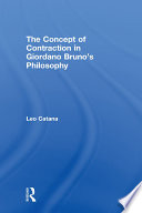 The Concept of Contraction in Giordano Bruno s Philosophy Book
