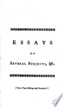 Essays on Several Subjects PDF Book By Charles Lind,James Lind