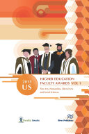 2015 U S  Higher Education Faculty Awards  Vol  1