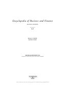 Encyclopedia of Business and Finance  A I