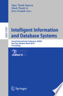Intelligent Information and Database Systems Book