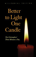 Better to Light One Candle Pdf/ePub eBook