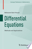 Differential Equations  Methods and Applications