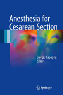Anesthesia for Cesarean Section