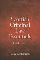 Pdf Scottish Criminal Law Essentials Telecharger