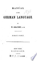 Manual of the German Language
