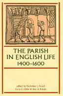 The Parish in English Life, 1400-1600