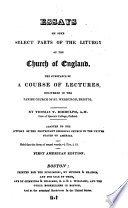Essays on Some Select Parts of the Liturgy of the Church of England