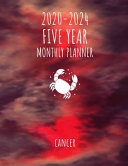 Cancer the Crab 2020-2024 Five Year Monthly Planner