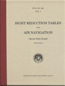 Sight Reduction Tables for Air Navigation (selected Stars)