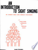 An Introduction to Sight Singing Book