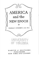 America and the New Epoch