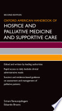 Oxford American Handbook of Hospice and Palliative Medicine and Supportive Care Book PDF