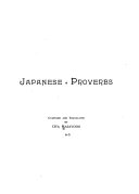 Japanese Proverbs