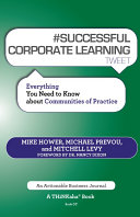 #SUCCESSFUL CORPORATE LEARNING tweet Book07
