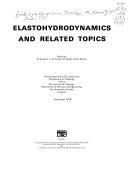 Elastohydrodynamics and Related Topics