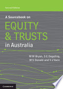 A Sourcebook on Equity and Trusts in Australia