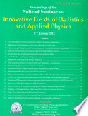 Innovative Fields of Ballistics   Applied Physics Book