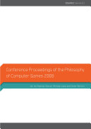 Conference Proceedings of The Philosophy of Computer Games 2008
