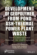 Development of Geopolymer from Pond Ash-Thermal Power Plant Waste