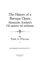 The History of a Baroque Opera